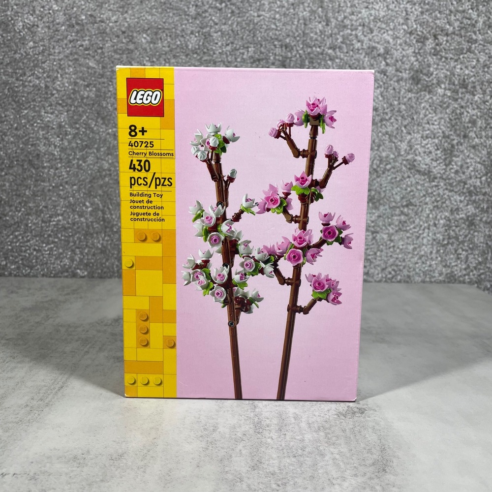 LEGO 40725 Cherry Blossoms Botanical Collection Building Toy 430 Pcs New